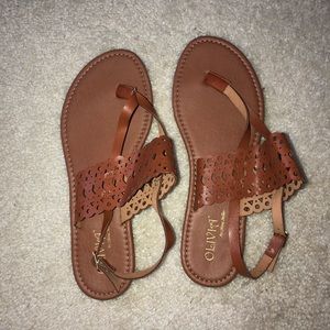 tan sandals